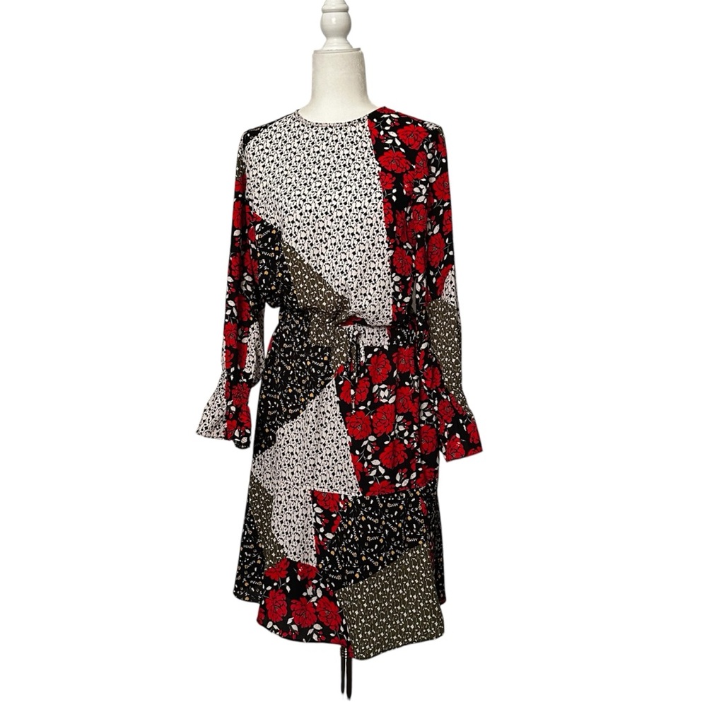 Libby Edelman Floral Patchwork Dress